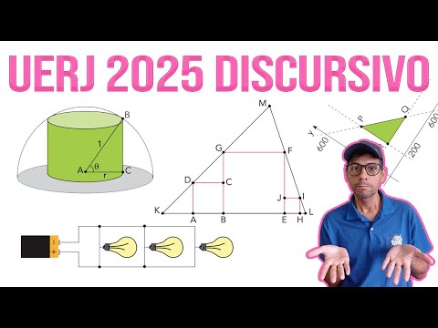 Uerj 2025 Exame Discursivo Gabarito Prova Corrigida Matemática