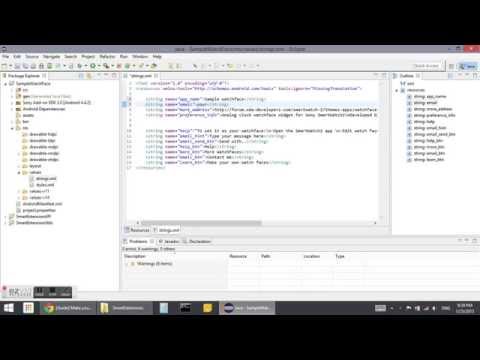 How to make a Sony SmartWatch 2 watch face
