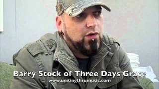 Barry Stock of Three Days Grace Talks About Being Bullied