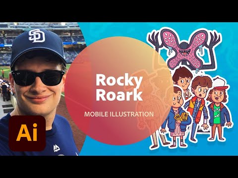 Live Illustration with Rocky Roark - 2 of 3 | Adobe Creative Cloud