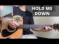 Hold Me Down Daniel Caesar Guitar Tutorial No Capo Guitar Playthrough