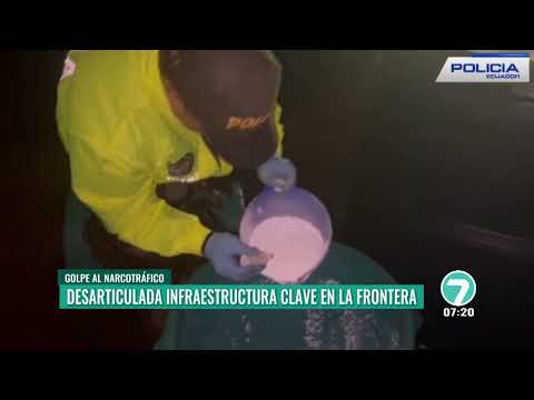 Destruyen un laboratorio ilegal binacional de procesamiento de droga