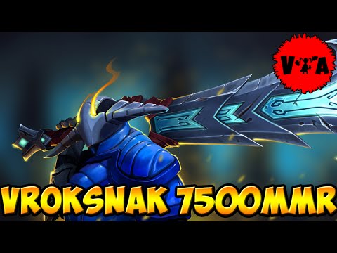 Dota 2 - Vroksnak 7500 MMR Plays Sven vol #1 - Ranked Match
