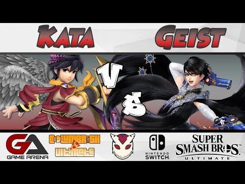 GrandFinals Katakiri [Dark Pit] vs Geist [Bayonetta] | SmashLAN'd 1/3/18