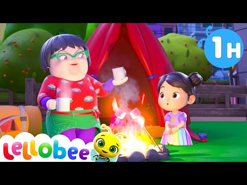 Ella's Campfire Sing-A-Long | LELLOBEE | Nursery Rhymes & Cartoons for Kids | Moonbug