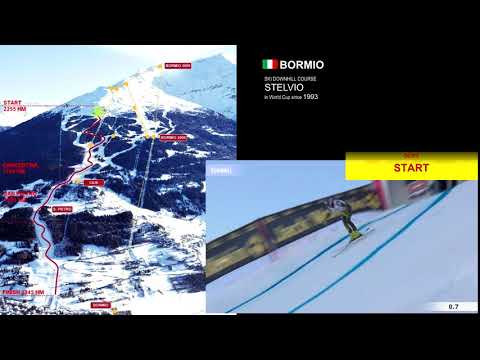 DH Course Bormio Stelvio