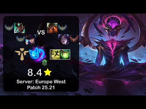 Karma Support + Caitlyn vs Nautilus + Kai'Sa - EUW Challenger - Patch 25.21