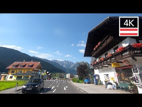 Driving to HALLSTATT AUSTRIA and GOSAU 🇦🇹 Car Driving No Music - Driving in Europe 4k Ultra HD