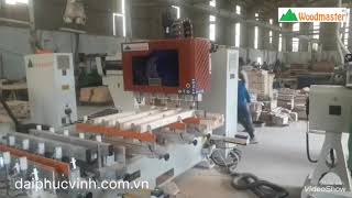 Máy làm mộng âm 5 đầu CNC