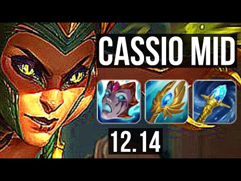 CASSIOPEIA vs YONE (MID) | 11/1/6, 2.3M mastery, 1400+ games, Legendary | KR Grandmaster | 12.14