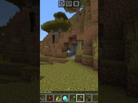 "LIVING IN A CAVE?! Hardcore Minecraft Survival!" #Minecraft #Shorts