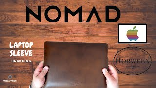 Nomad Laptop Sleeve I Horween Leder für das MacBook Pro 13 M1 I Unboxing I deutsch
