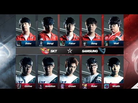 SKT vs SSG Game 1 Highlights - SK TELECOM T1 vs SAMSUNG GALAXY - LCK 2016 LOL Champions Korea Summer