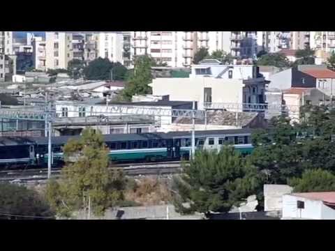 [Treni]Arrivo del Punta Raisi incrocio con l'ICN 1954