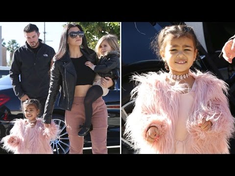 Kourtney Kardashian Keeps Bieber Secret And Nori Flashes Pink Nails At Dance