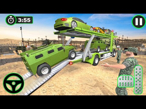 Army Vehicles Transport Simulator: Jeep, Tank, Car Transport Ship - Android Gameplay 3d