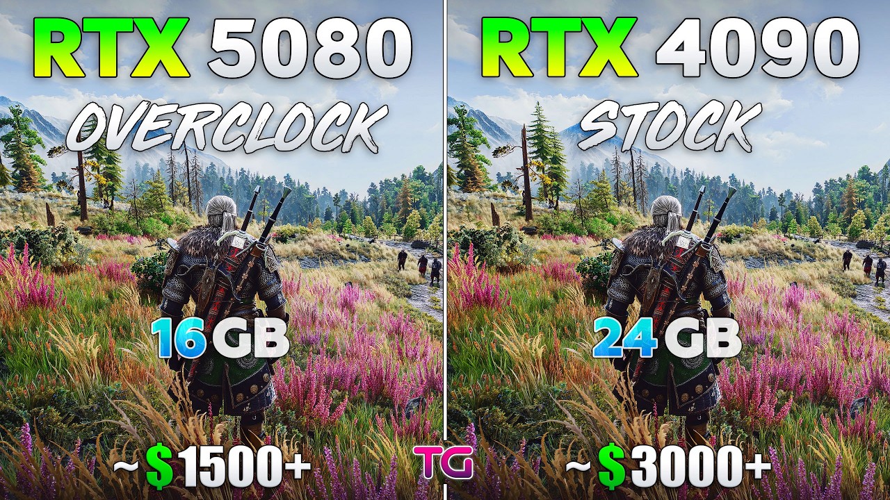 RTX 5080 OC vs RTX 4090 Stock - Test in 10 Games | 4K
