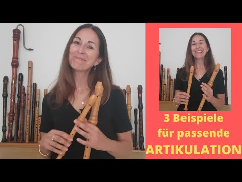 3 examples to vary the articulation | #verasblockflötenkanal