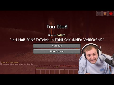 TRYMACS kämpft gegen den WARDEN und STIRBT! | CraftAttack 10 Clips