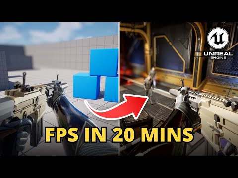 How to Make an INSANE FPS Game in 20 Minutes!
