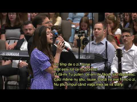 One day at a time sweet Jesus ...Lizzie at Elim Church, Chicago