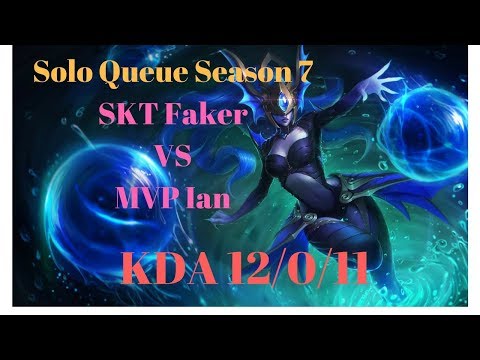 SKT T1 Faker   Syndra vs Vladimir   MVP Ian