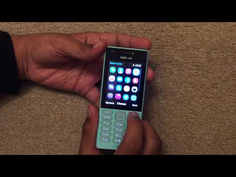 Nokia 216 Calender 1, Clock alert 1 and Message 1