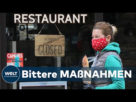 CORONA-LOCKDOWNS:  "Drastische Maßnahmen" gegen Coronavirus in Frankreich und Europa