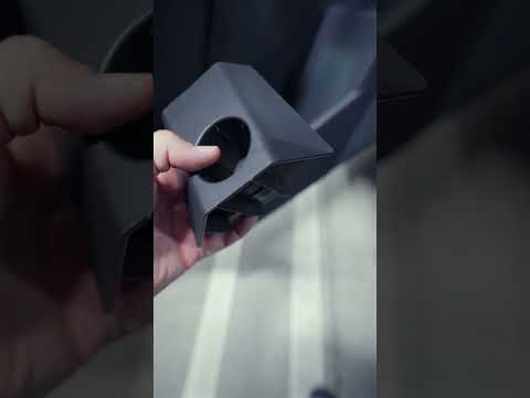 Cybertruck J1772 Adapter Door Dock Unboxing and Install #cybertruck
