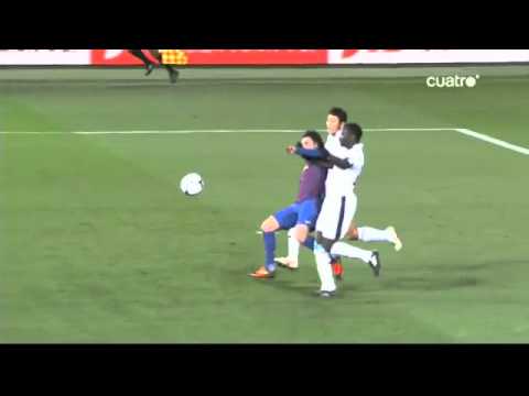 Lesión de Villa en el Mundial de Clubes 2011   Rotura de tibia