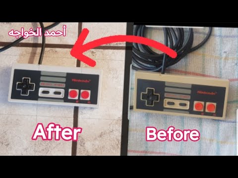 Restoration Nintendo NES Vintage Control and Repair (4K Video ) Gamergy Syria