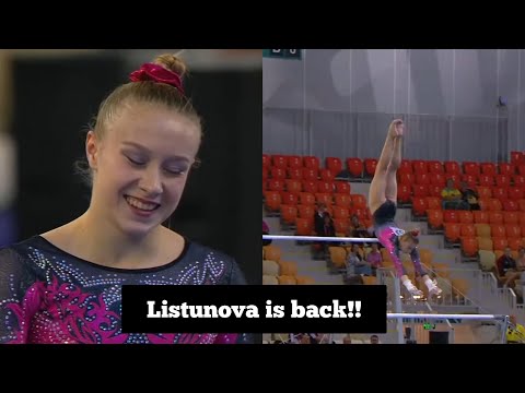 Viktoria Listunova wins SILVER 🥈 - Uneven Bars Final - Russian Championships 2025