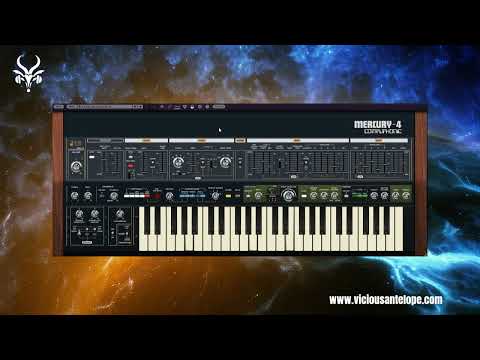 Cherry Audio Mercury-4 Synth Presets - 4th Dimension walkthrough - Vicious Antelope