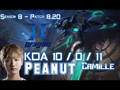 KZ Peanut CAMILLE vs SEJUANI Jungle - Patch 8.20 KR Ranked