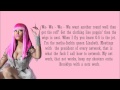 Nicki Minaj - Up In Flames Lyrics 