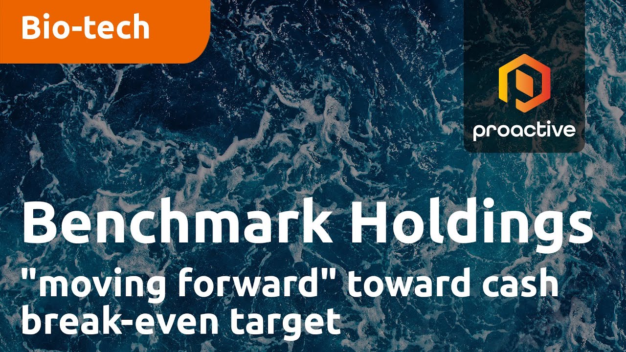 Benchmark Holdings "moving forward" toward cash break-even target