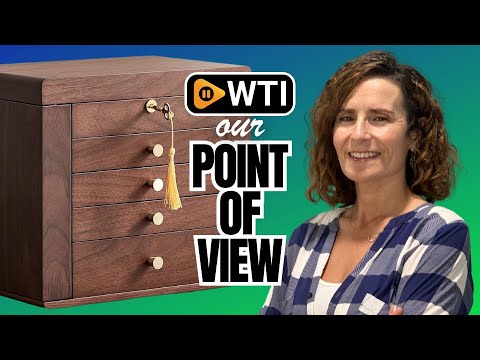 Black Walnut Wooden Jewelry Box - WTI product video review
