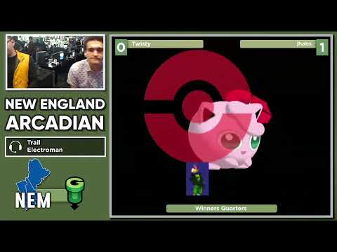NE Melee Arcadian 10 - Twisty (Jigglypuff) vs. jhabs (Falco) - SSBM WQF