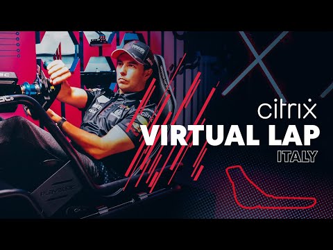 @citrix Virtual Lap: Sergio Perez laps the Italian Grand Prix