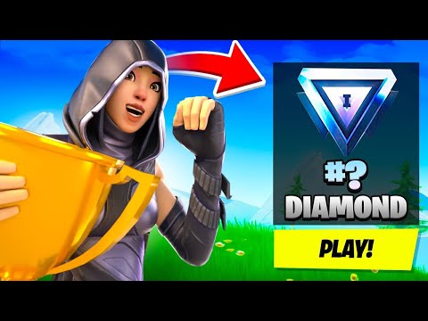 Fortnite diamond 1💎- Playing with new duo, reaching end game👑👑