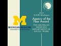 2023 NASW-Michigan Agency of the Year - Michigan Medicine Department of Social Work