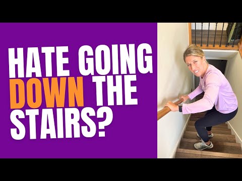2 exercises to REDUCE knee pain down the stairs
