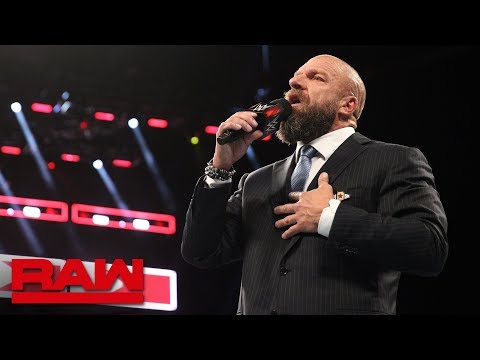 Triple H to Undertaker: “I will put you down”: Raw, Sept. 10, 2018