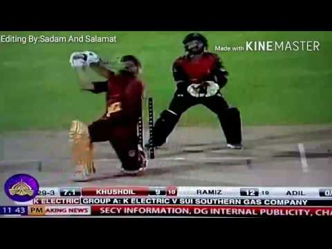 Brilliant batting of Khushdil shah