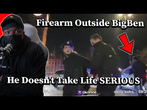 UK Streamer Facing 10 Years In Prison After Brandishing A Firearm Infront Of Parliament...