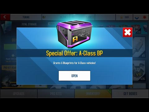 Asphalt 8 Special A-Class Blueprint Box?? Rip 2000 Token or not?