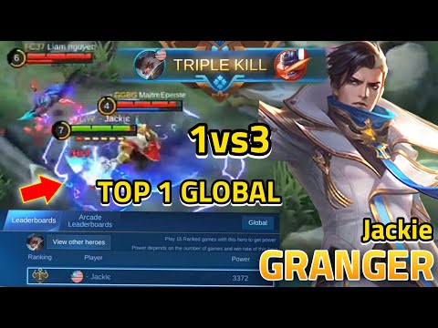 Merciless Assassins Have No Mercy When Met - Top 1 Global Granger Jackie MLBB Pro Player Gameplay