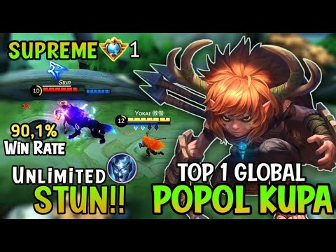 Supreme 1 Popol Kupa!! Tank Build Popol And Kupa Top 1 Global - Best Build Popol And Kupa - MLBB