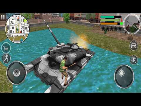 Vegas Crime Simulator Army Tank Destroyed