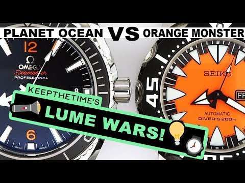 Planet Ocean (Super-LumiNova) VS Orange Monster (Lumibrite) | LUME WARS! #20